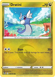 Dratini 129/195 · Reverse Holofoil (Silver Tempest)