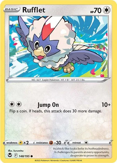 Rufflet 148/195 · Normal (Silver Tempest)