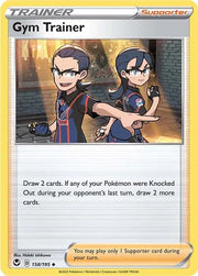 Gym Trainer 158/195 · Normal (Silver Tempest)