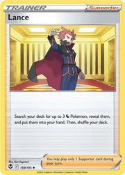 Lance 159/195 · Reverse Holofoil (Silver Tempest)