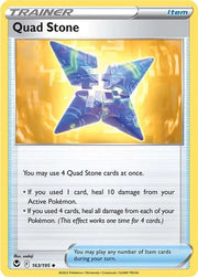 Quad Stone 163/195 · Normal (Silver Tempest)