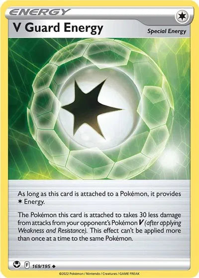 V Guard Energy 169/195 · Reverse Holofoil (Silver Tempest)