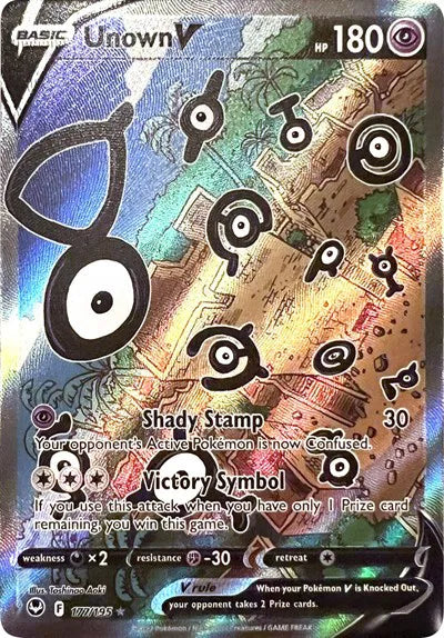 Unown V 177/195 (Silver Tempest)