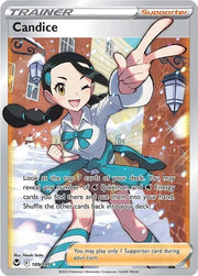 Candice (Full Art) 189/195 · Holofoil (Silver Tempest)