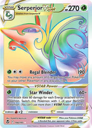 Serperior VSTAR (Secret) Silver Tempest Secret Rare 196/195