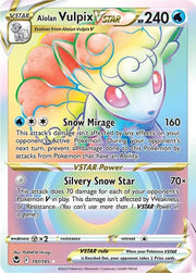 Alolan Vulpix VSTAR (Secret) Silver Tempest Secret Rare 197/195