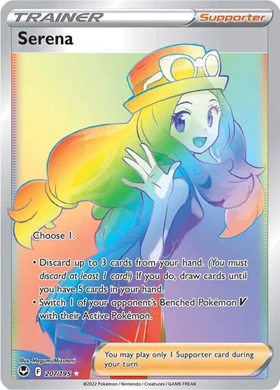 Serena (Secret) 207/195 · Holofoil (Silver Tempest)