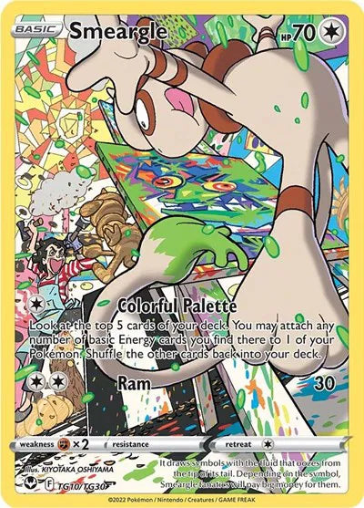 Smeargle TG10/TG30 (Silver Tempest Trainer Gallery)
