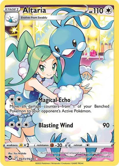 Altaria Silver Tempest Trainer Gallery Ultra Rare • TG11/TG30 Holofoil