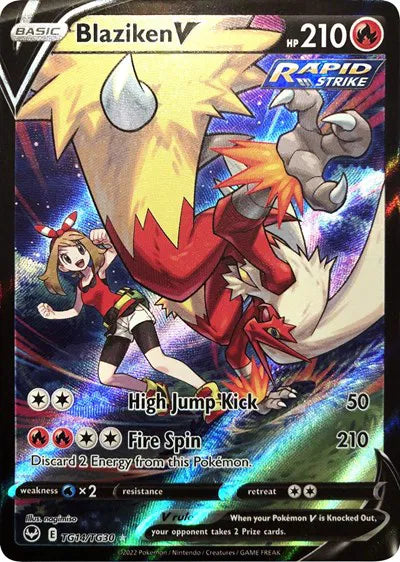 Blaziken V TG14/TG30 (Silver Tempest Trainer Gallery)