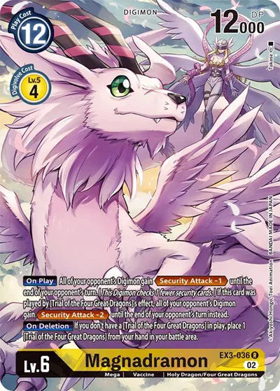Magnadramon (Alternate Art) EX3-036 R (Draconic Roar)