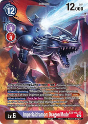 Imperialdramon: Dragon Mode (Alternate Art) EX3-063 SR (Draconic Roar)