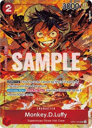 Monkey.D.Luffy (024) (Parallel) OP01-024 (Romance Dawn)
