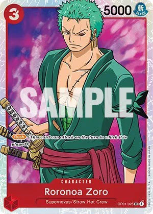 Roronoa Zoro (025) OP01-025 · Foil (Romance Dawn)