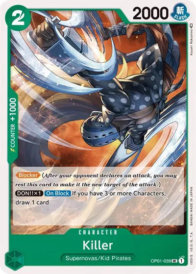 Killer OP01-039 (Romance Dawn)
