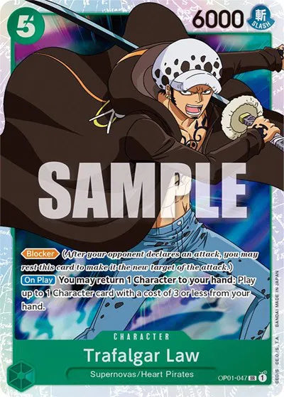 Trafalgar Law (047) OP01-047 · Foil (Romance Dawn)