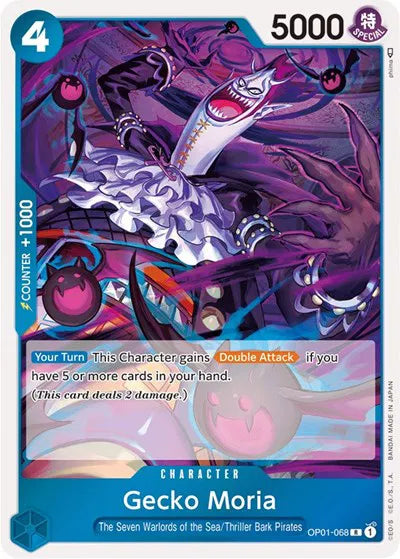 Gecko Moria OP01-068 · Foil (Romance Dawn)