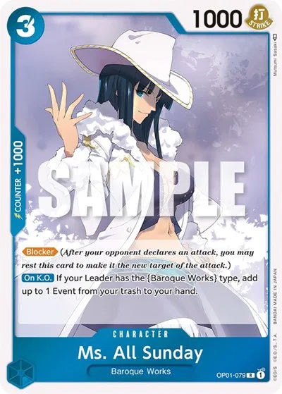 Ms. All Sunday OP01-079 (Romance Dawn)