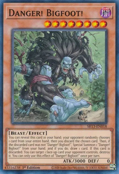 Danger! Bigfoot! SR13-EN018 (Structure Deck: Dark World)
