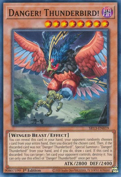 Danger! Thunderbird! SR13-EN019 (Structure Deck: Dark World)