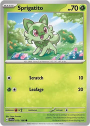 Sprigatito 013/198 · Reverse Holofoil (Scarlet & Violet Base Set)