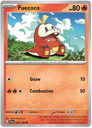 Fuecoco 036/198 · Reverse Holofoil (Scarlet & Violet Base Set)