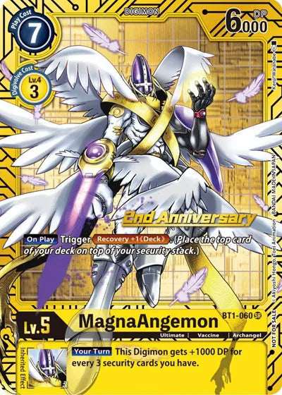 MagnaAngemon - BT1-060 (2nd Anniversary Card Set) BT1-060 SR (Release Special Booster)