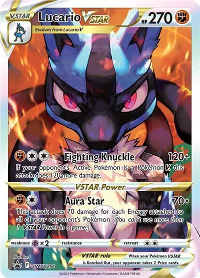 Pokémon Lucario VSTAR SWSH291 Black Star Promo
