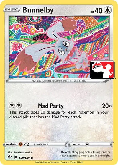Bunnelby 150/189 · Holofoil (Prize Pack Series One)