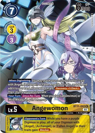 Angewomon (Alternate Art) BT11-042 R (Dimensional Phase)