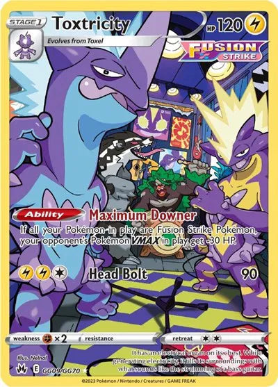 Toxtricity GG09/GG70 (Crown Zenith: Galarian Gallery)