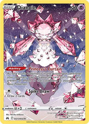 Diancie Crown Zenith: Galarian Gallery Holo Rare GG13/GG70
