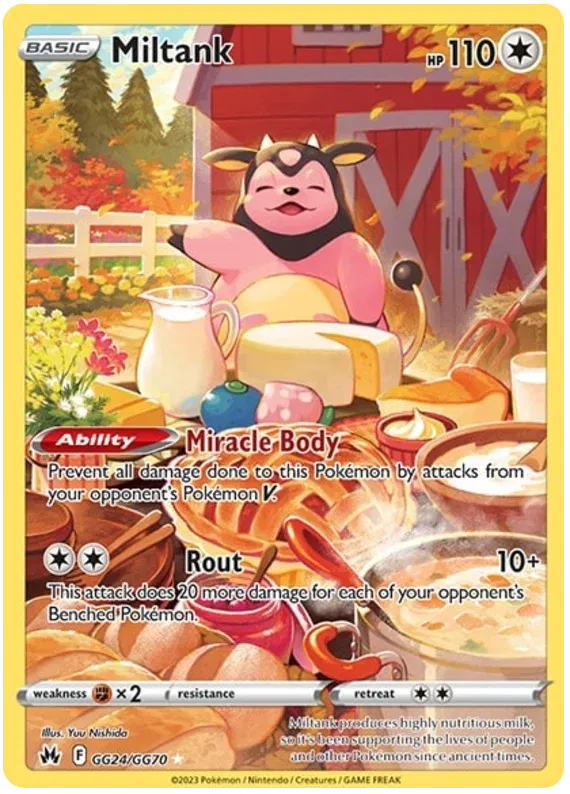 Miltank GG24/GG70 · Holofoil (Crown Zenith: Galarian Gallery)