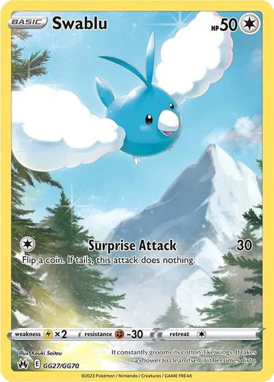 Swablu - SWSH: Crown Zenith: Galarian Gallery (CRZ:GG)