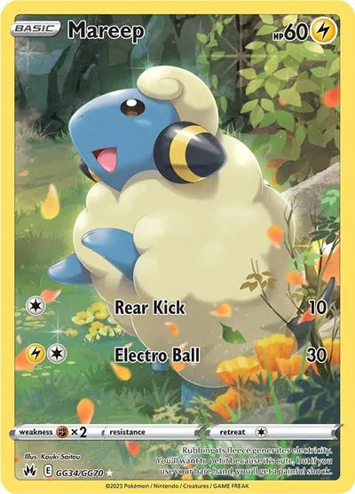 Mareep GG34/GG70 · Holofoil (Crown Zenith: Galarian Gallery)