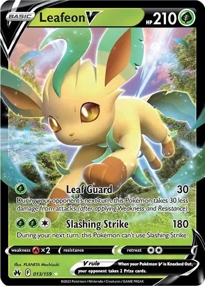 Leafeon V 013/159 · Holofoil (Crown Zenith)