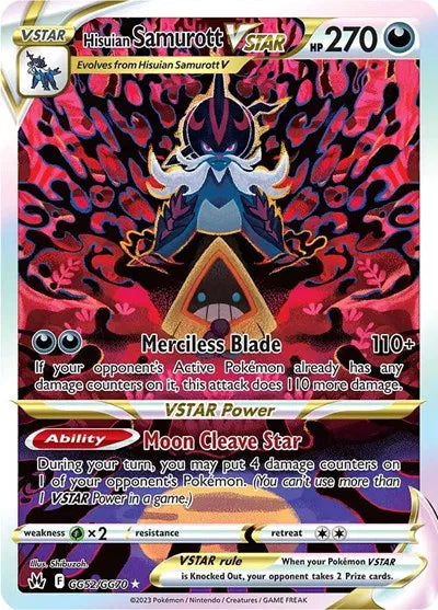 Hisuian Samurott VSTAR GG52/GG70 · Holofoil (Crown Zenith: Galarian Gallery)