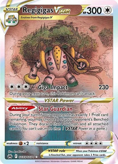 Regigigas VSTAR GG55/GG70 (Crown Zenith: Galarian Gallery)