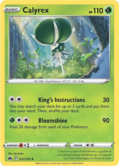 Calyrex 017/159 Holo (Crown Zenith)