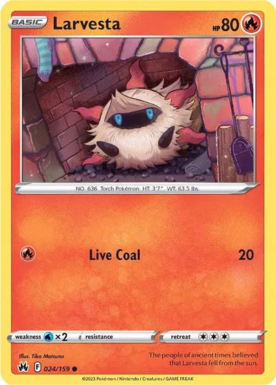 Larvesta 024/159 · Normal (Crown Zenith)