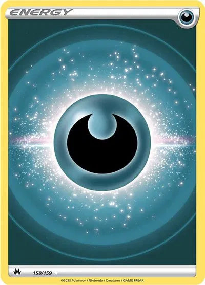 Darkness Energy (Texture Full Art) 158/159 (Crown Zenith)