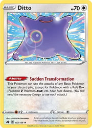 Ditto 107/159 · Reverse Holofoil (Crown Zenith)