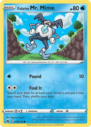 Galarian Mr. Mime 030/159 · Normal (Crown Zenith)