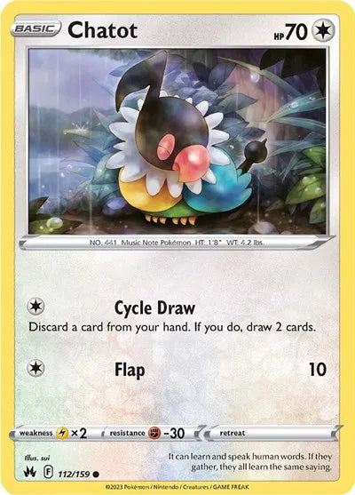 Chatot 112/159 (Crown Zenith)