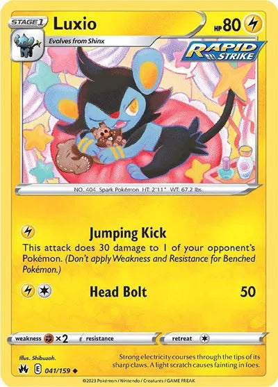 Luxio 041/159 · Normal (Crown Zenith)