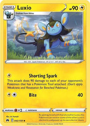 Luxio 042/159 · Normal (Crown Zenith)