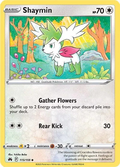Shaymin 115/159 · Normal (Crown Zenith)