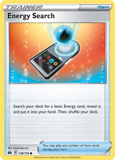 Energy Search 128/159 · Normal (Crown Zenith)