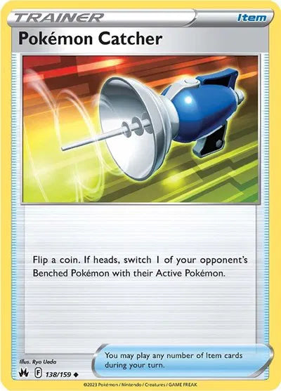 Pokemon Catcher 138/159 · Normal (Crown Zenith)