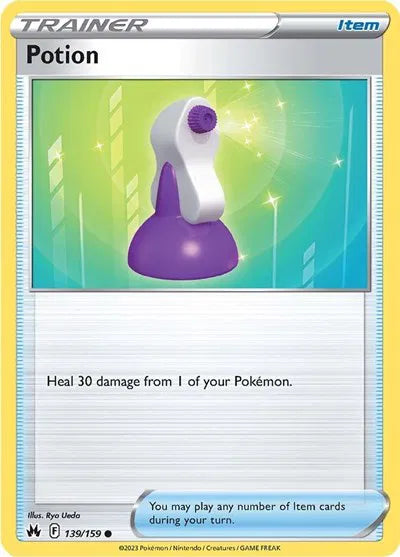 Potion 139/159 · Reverse Holofoil (Crown Zenith)